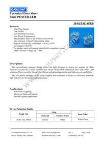 30-01/T4C-4PRB Datasheet Cover