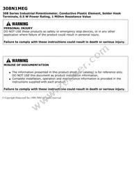 308N1MEG Datasheet Page 3