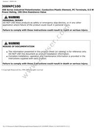 308NPC100 Datasheet Page 3