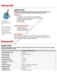 308NPC100K Datasheet Cover