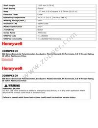 308NPC10K Datasheet Page 2