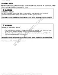 308NPC250K Datasheet Page 3