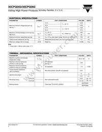 30CPQ050 Datasheet Page 2