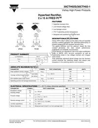 30CTH02S Datasheet Cover