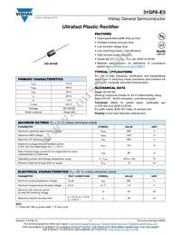 31GF6-E3/73 Datasheet Cover