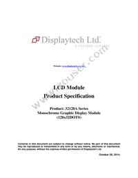 32128A FC BW-3 Datasheet Cover