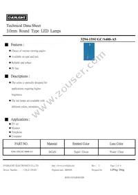 3294-15SUGC/S400-A5 Datasheet Page 2