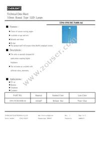 3294-15SURC/S400-A6 Datasheet Cover