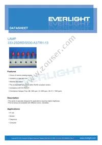 333-2SDRD/S530-A3/TR1-13 Datasheet Cover