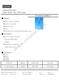 333-2SURC/H3/S400-A7 Datasheet Cover