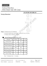 333-2SURC/H3/S400-A8 Datasheet Page 2