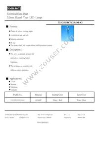 333-2SURC/H3/S530-A3 Datasheet Cover