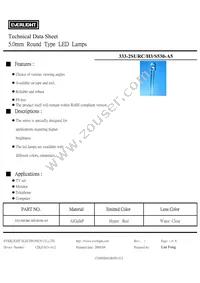 333-2SURC/H3/S530-A5 Datasheet Cover