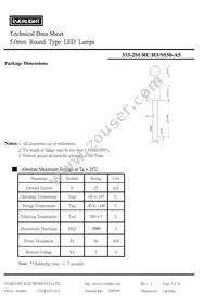 333-2SURC/H3/S530-A5 Datasheet Page 2