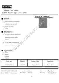 333-2SURC/S400-A6 Datasheet Cover