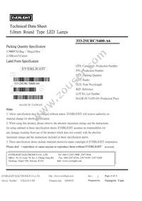 333-2SURC/S400-A6 Datasheet Page 6