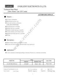 333-2SURC/S530-A3 Datasheet Cover