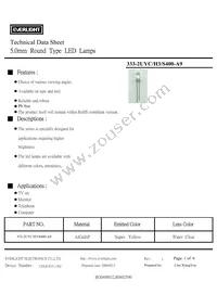 333-2UYC/H3/S400-A9 Datasheet Page 2