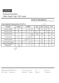 333-2UYC/H3/S400-A9 Datasheet Page 4