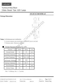 333-2UYC/H3/S530-A3 Datasheet Page 2