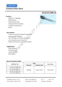 333-2UYC/S400-A7 Datasheet Cover