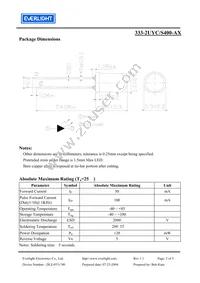 333-2UYC/S400-A7 Datasheet Page 2