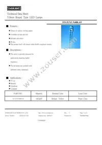 333-2UYC/S400-A9 Datasheet Cover