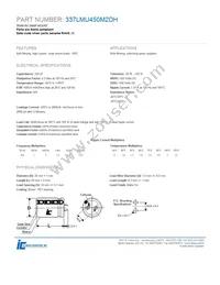 337LMU450M2DH Datasheet Cover