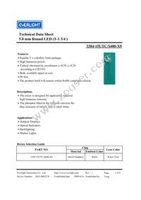 3384-15UTC/S400-X9 Datasheet Cover