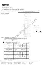 339-3SURSYGW/S530-A3 Datasheet Page 2