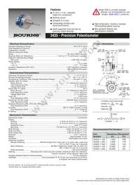 3435S-1-502 Datasheet Cover