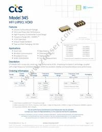 345LB6C2457T Datasheet Cover