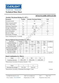 3474AN-GADB-AMNA-PR-MS Datasheet Page 3