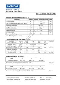 3474AN-R7DB-AHJB-PR-MS Datasheet Page 3