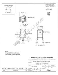 3500 Datasheet Cover