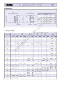 35JKV220M10X10.5 Datasheet Page 2