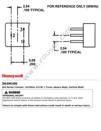 363M10K Datasheet Page 3