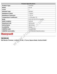 363M1K Datasheet Page 2