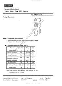 383-2SURC/S530-A3 Datasheet Page 3