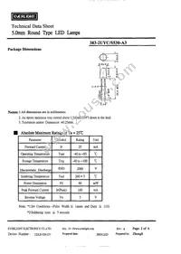 383-2UYD/S530-A3 Datasheet Page 3