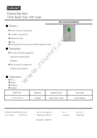 393-2SYGD/S530-E2 Datasheet Cover