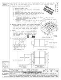 3FL10-1200 Datasheet Cover