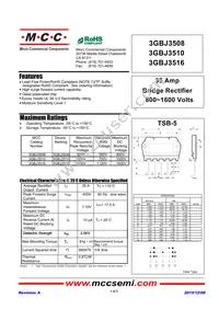 3GBJ3516-BP Datasheet Cover
