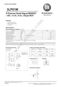 3LP01M-TL-H Datasheet Cover