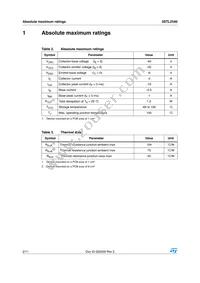 3STL2540 Datasheet Page 2