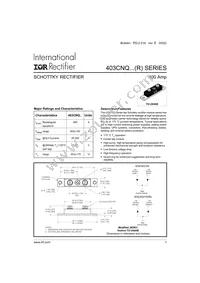 403CNQ100 Datasheet Cover