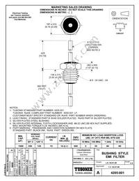 4205-001 Datasheet Cover