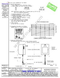 420AS12050 Datasheet Cover