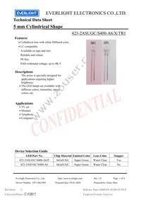 423-2ASUGC/S400-A6 Datasheet Cover