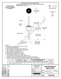 4300-004LF Datasheet Cover